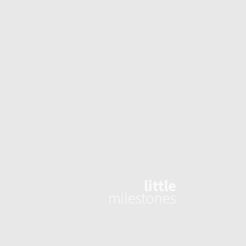 Little Raine Drops Little milestone cards