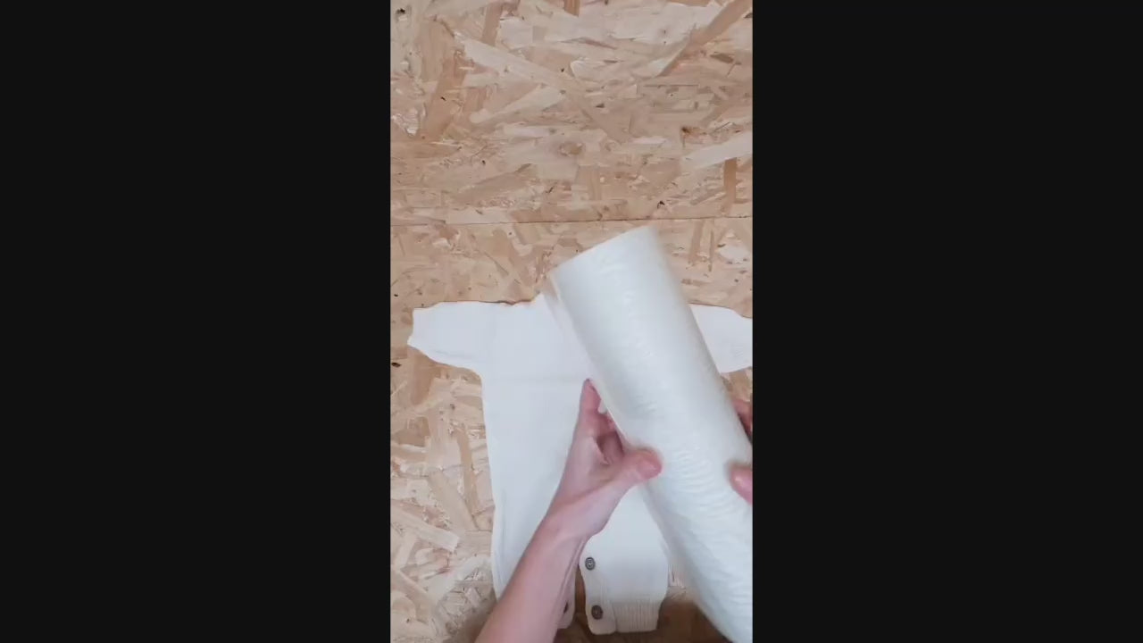 Video of Little Raine Drops personalising an Announcement romper with the words "will you marry my daddy", finishing the video off with the baby wearing the romper and a hand showing the engagement ring